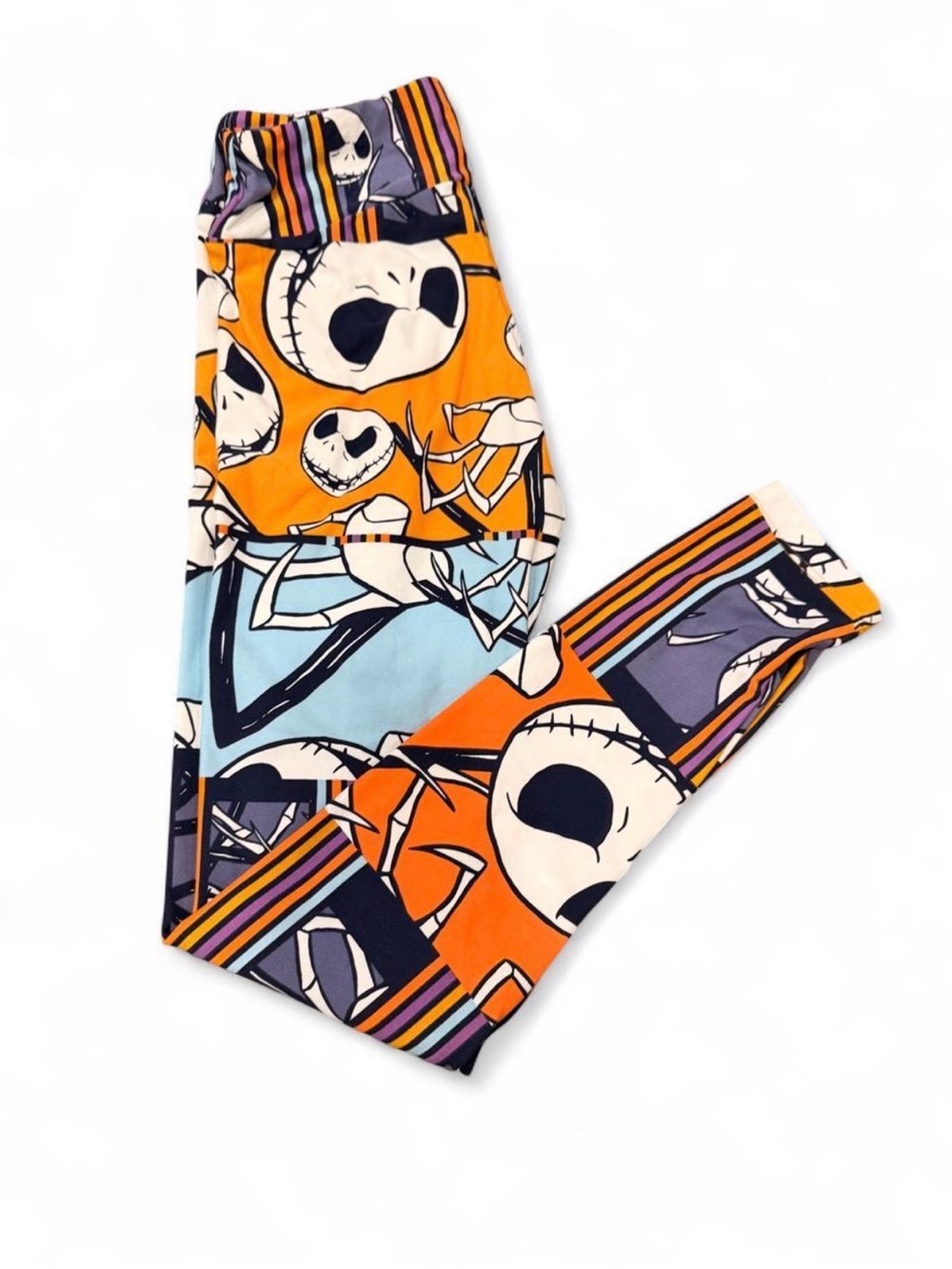 LuLaRoe Pink Label Disney Halloween Print Leggings